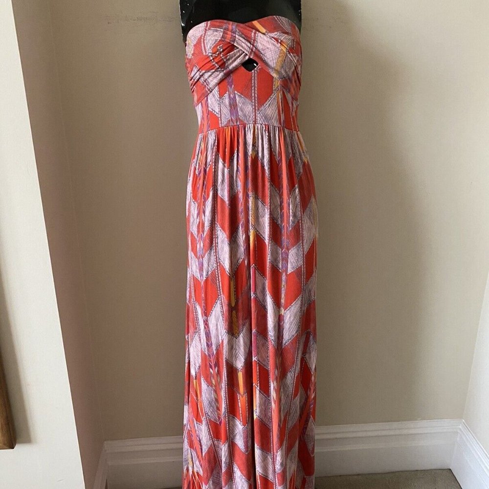 sweetheart peephole maxi dress for GUESS